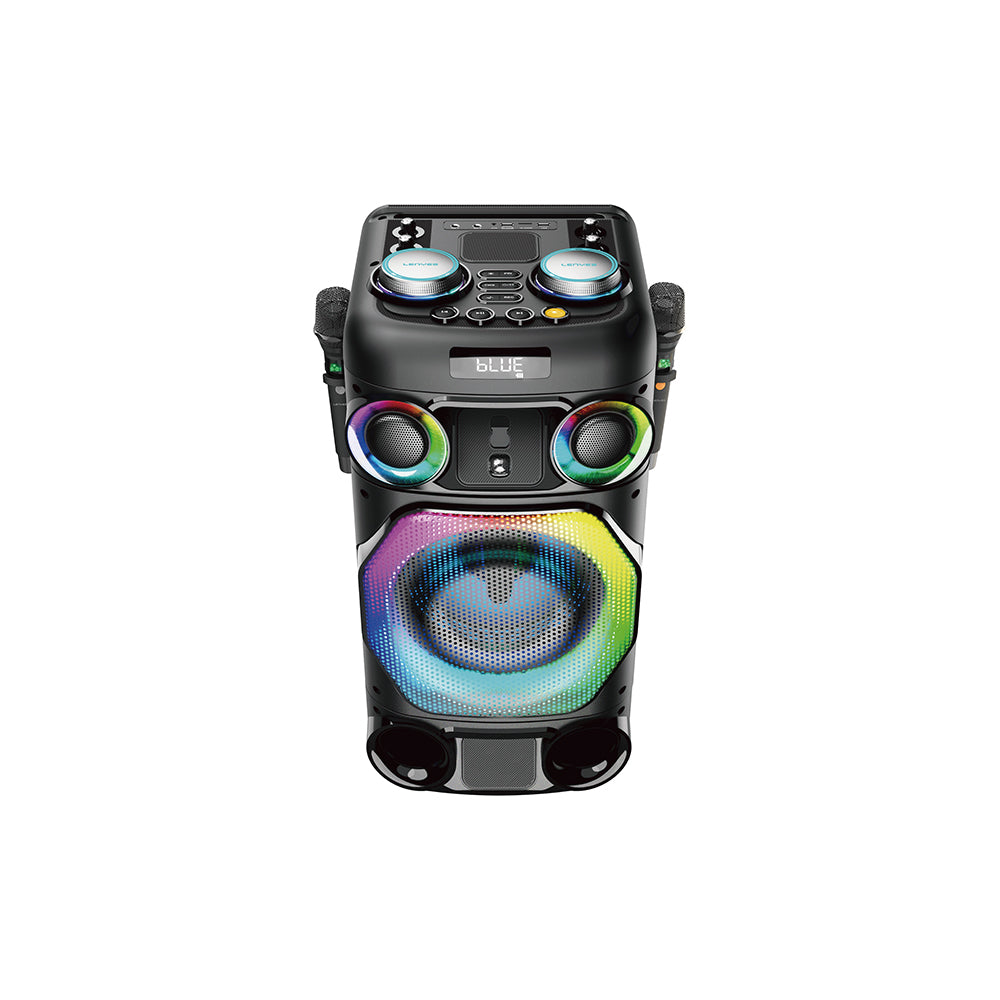 その他 Ja VI Elsker/ [Blu-ray] 9jupf8b Lenyes S859 RGB Işıklı Çift Mikrofonlu TWS Bluetooth Speaker