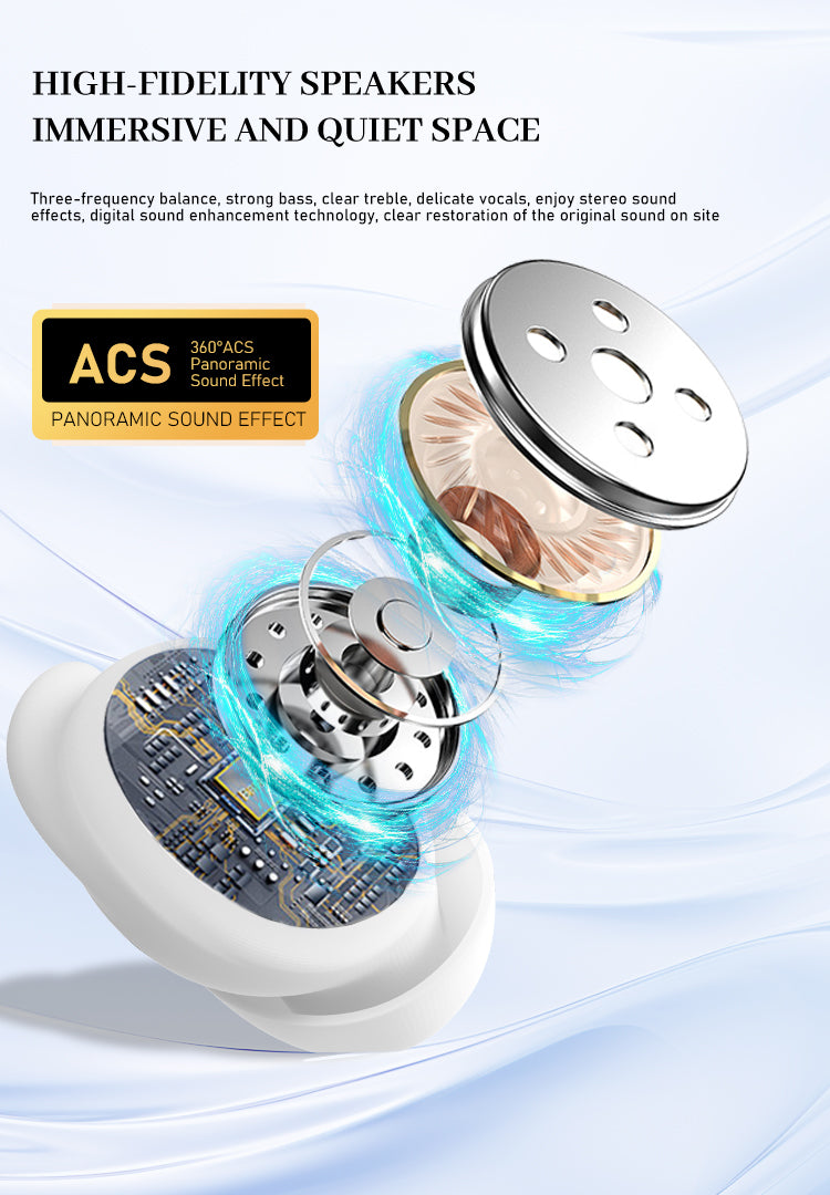 Lenyes Air 301 ACS Panoramic Surround Sound Kulak İçi Bluetooth v5.3 Kulaklık
