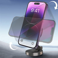 Lenyes CR137 Magnetik Magsafe 360 Derece Oynar Başlıklı Araç İçi Telefon Tutucu
