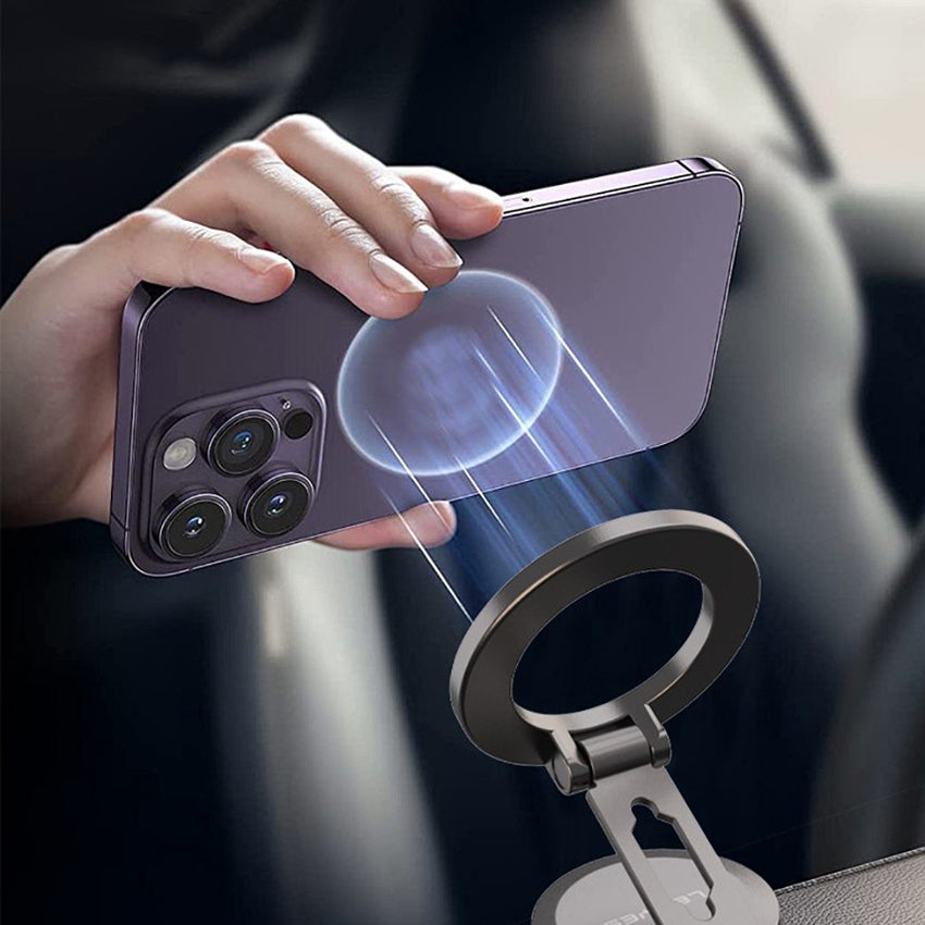 Lenyes CR137 Magnetik Magsafe 360 Derece Oynar Başlıklı Araç İçi Telefon Tutucu