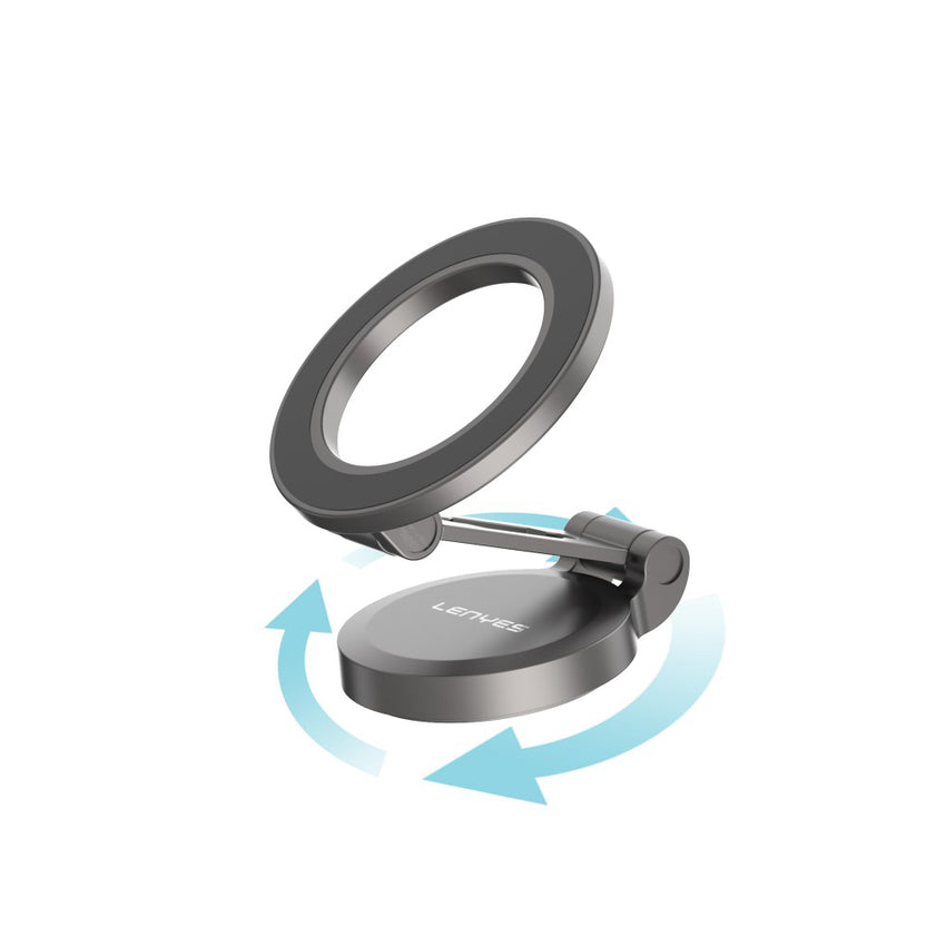 Lenyes CR137 Magnetik Magsafe 360 Derece Oynar Başlıklı Araç İçi Telefon Tutucu