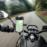 Lenyes CR165 Sarsıntı Önleyici 360 Derece Dönebilen Ayarlanabilir Motosiklet ve Bisiklet Telefon Tutucu