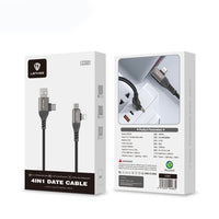 Lenyes LC501 4in1 A+C to C+L Şarj ve Data Kablosu 60W 1M