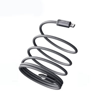 LC527 Spiral Magnetik Örgülü Tasarım Type-C to Lightning Hızlı Şarj Özellikli Data ve Şarj Kablosu 27W 1M