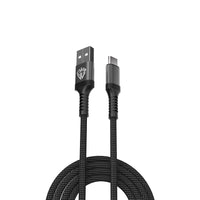 Lenyes LC980 USB-A to Type-C Hızlı Şarj Özellikli Örgülü Data ve Şarj Kablosu 1M 2.4A