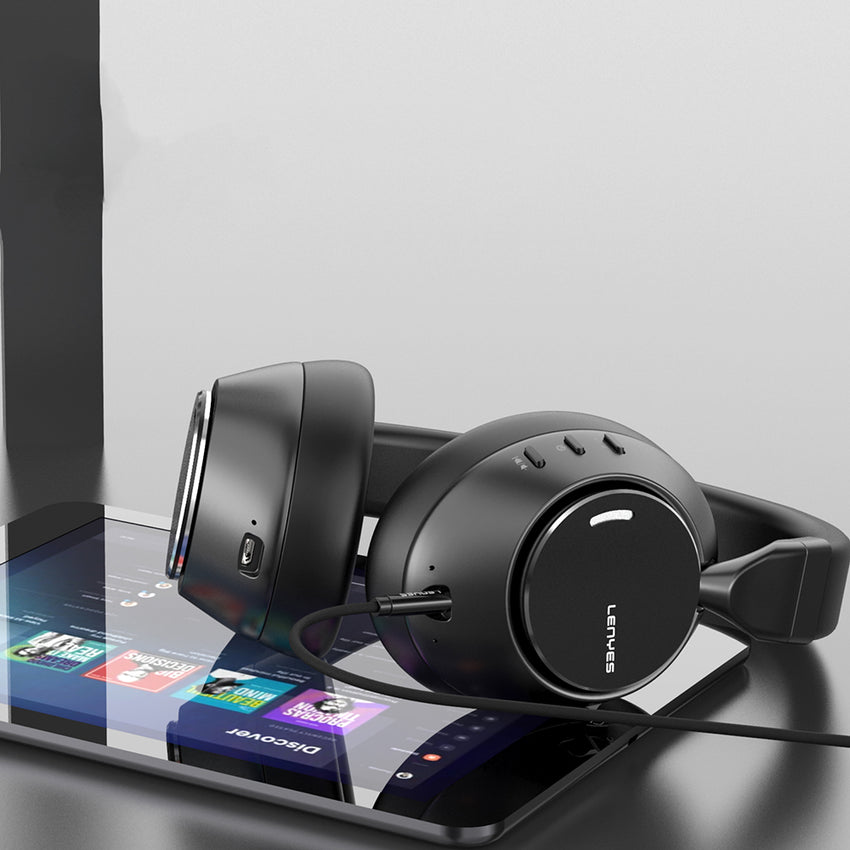 Lenyes LH23 ANC Bluetooth 5.4 Kulak Üstü Kulaklık | Aktif Gürültü Engelleme & Uzun Pil Ömrü