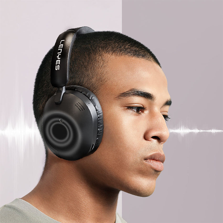 Lenyes LH28 ANC Bluetooth 5.4 Kulak Üstü Kulaklık, Çift Mikrofonlu Gürültü Engelleme, Katlanabilir ve Konforlu Tasarım