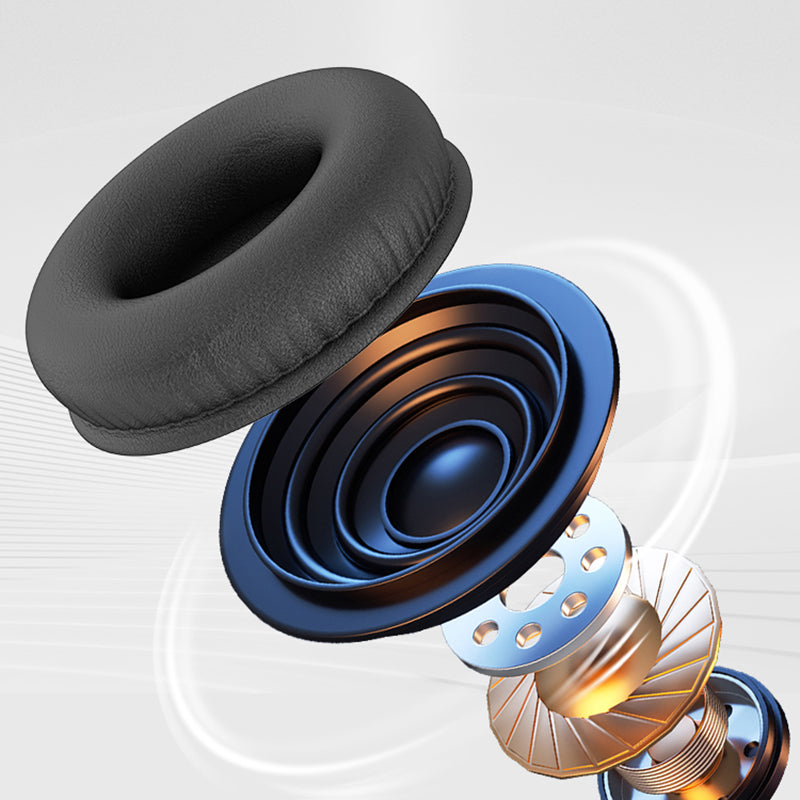 Lenyes LH85 Çift Kanal Stereo Bluetooth 5.3 Kulak Üstü Kulaklık | Yüksek Ses Kalitesi & Uzun Pil Ömrü