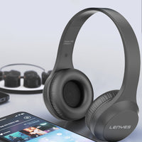 Lenyes LH85 Çift Kanal Stereo Bluetooth 5.3 Kulak Üstü Kulaklık | Yüksek Ses Kalitesi & Uzun Pil Ömrü