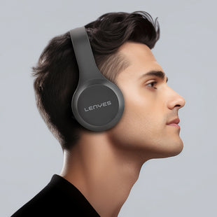 Lenyes LH85 Çift Kanal Stereo Bluetooth 5.3 Kulak Üstü Kulaklık | Yüksek Ses Kalitesi & Uzun Pil Ömrü
