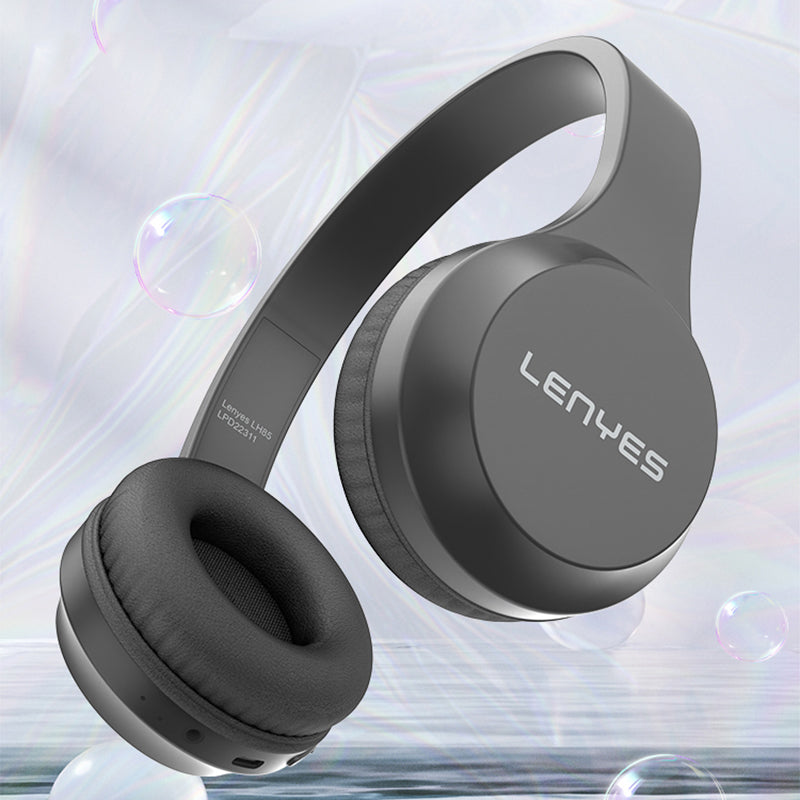 Lenyes LH85 Çift Kanal Stereo Bluetooth 5.3 Kulak Üstü Kulaklık | Yüksek Ses Kalitesi & Uzun Pil Ömrü