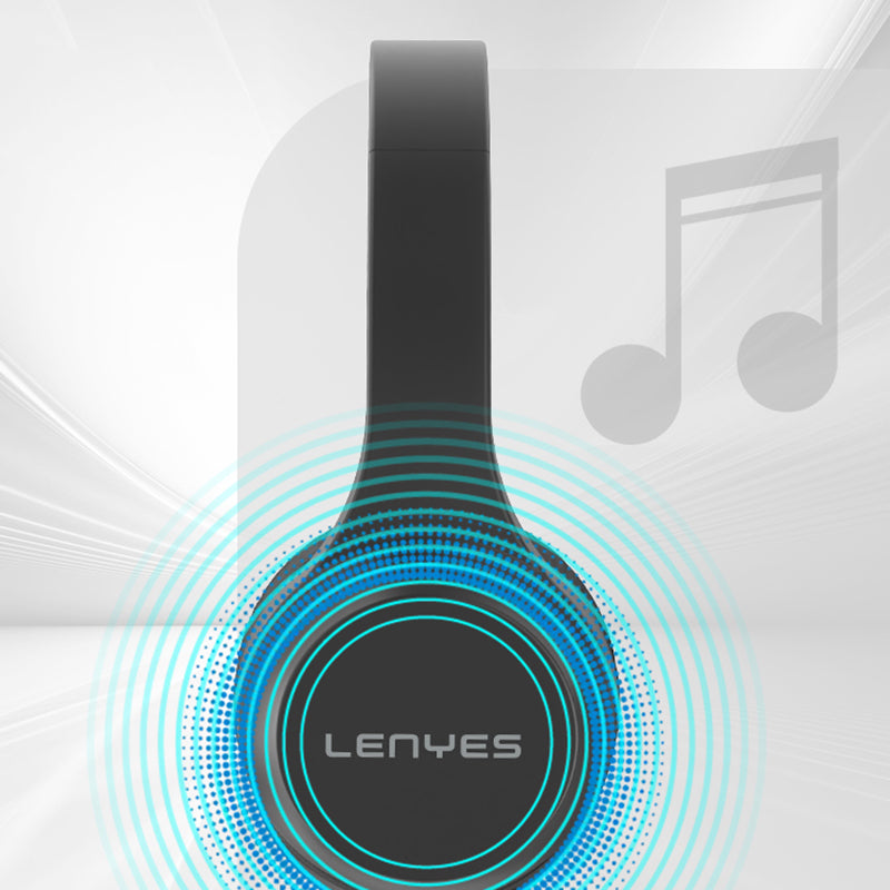 Lenyes LH85 Çift Kanal Stereo Bluetooth 5.3 Kulak Üstü Kulaklık | Yüksek Ses Kalitesi & Uzun Pil Ömrü