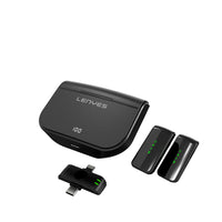 Lenyes LM203 2 in1 Type-C ve Lightning Portlu Kablosuz Yaka Mikrofonu