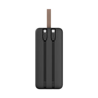 Lenyes PX587D Dijital LED Ekranlı Type-C ve Lightning Kablolu Powerbank 22.5W 50.000mAh