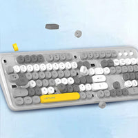 Lenyes WK103 Mekanik 2 in 1  2.4G Kablosuz Klavye ve 1600 DPI Mouse Set