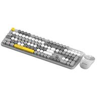 Lenyes WK103 Mekanik 2 in 1  2.4G Kablosuz Klavye ve 1600 DPI Mouse Set