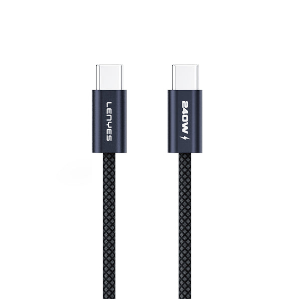 Lenyes LC522 Type-C to Type-C Hızlı Şarj Özellikli Data ve Şarj Kablosu 240W 1.2M