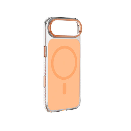 Lenyes iPhone 17 Air Kılıf | M-safe Şarj Özellikli Metal Kamera Çerçeveli Airbag Tasarımlı CK221 PC Kapak