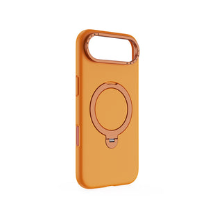 Lenyes CK223 | iPhone 17 Air  M-safe Metal Standlı Sıvı Silikon Kılıf