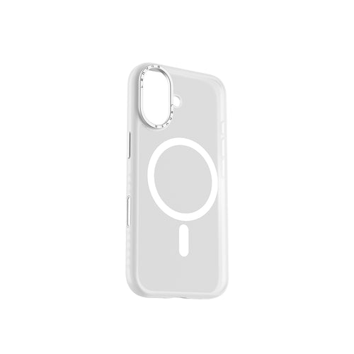 iPhone 17 Kılıf M-Safe Şarj Özellikli Metal Kamera Standlı Lenyes CK226 PC Kapak