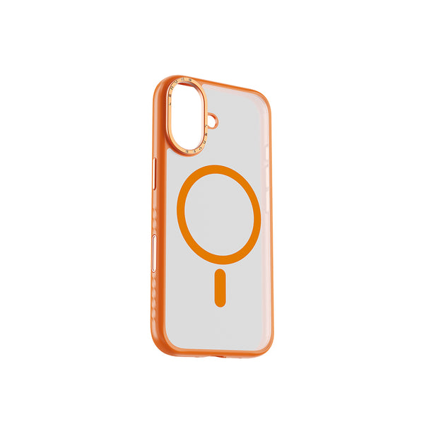 iPhone 17 Kılıf M-Safe Şarj Özellikli Metal Kamera Standlı Lenyes CK226 PC Kapak