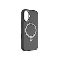 Lenyes CK223 | iPhone 17 Uyumlu M-safe Metal Standlı Sıvı Silikon Kılıf