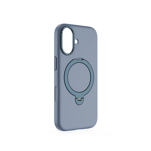 Lenyes CK223 | iPhone 17 Uyumlu M-safe Metal Standlı Sıvı Silikon Kılıf