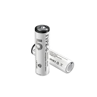 Lenyes AA105 Type-C Şarj Portlu Şarj Edilebilir AA Lityum-ion Pil 2800mWh 1.5V 2 Adet