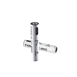 Lenyes AAA107 Type-C Şarj Portlu Şarj Edilebilir AAA Lityum-ion Pil 600mWh 1.5V 2 Adet