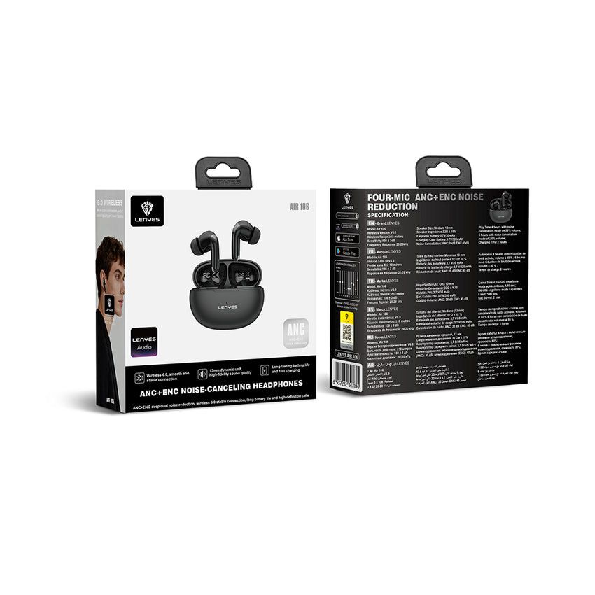 Lenyes Air 106 ANC/ENC Teknolojili Kulak İçi Bluetooth Kulaklık v6.0