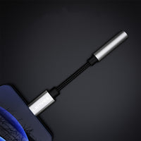 Lenyes AX105 | Type-C to 3.5mm Aux Çevirici Örgülü Ses Adaptörü