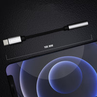 Lenyes AX105 | Type-C to 3.5mm Aux Çevirici Örgülü Ses Adaptörü