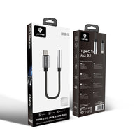 Lenyes AX105 | Type-C to 3.5mm Aux Çevirici Örgülü Ses Adaptörü