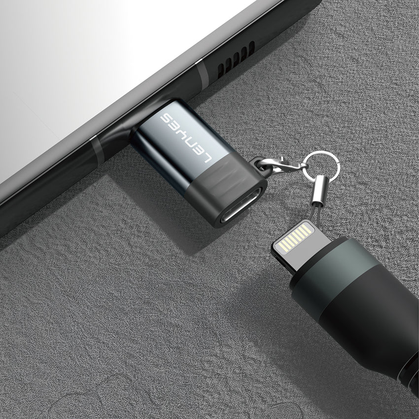 Lenyes AX111 | Lightning to Type-C Çevirici OTG Adaptör