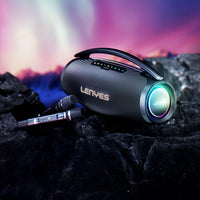 Lenyes Boost X RGB Işıklı Çift Mikrofonlu Taşınabilir Bluetooth Hoparlör 600W v5.3
