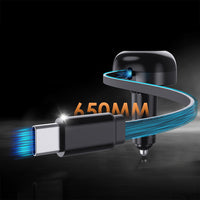 Lenyes CA59 | 60W PD Çek-Bırak Type-C + USB-A Araç Şarj Aleti
