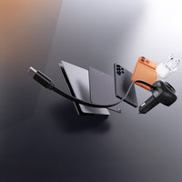 Lenyes CA59 | 60W PD Çek-Bırak Type-C + USB-A Araç Şarj Aleti