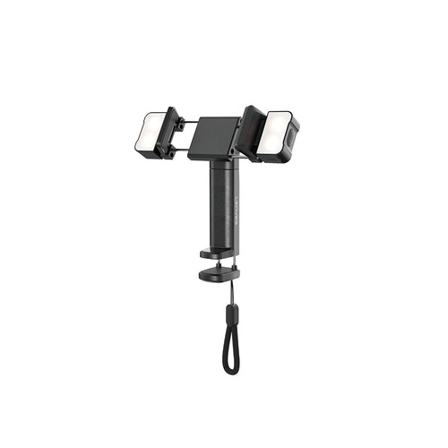 Lenyes CR204 | 360° Dönebilen Işıklı Seyahat Telefon Tutucu ve Standı