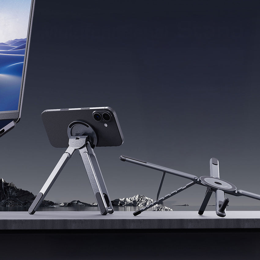 Lenyes CR206 8 Kademeli Ayarlanabilir Magnetik Laptop Tablet ve Telefon Standı