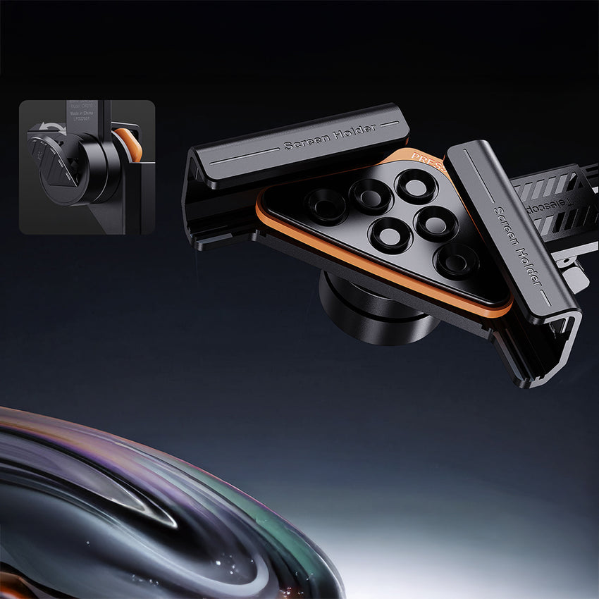 Lenyes CR210 | 360° Dönebilen V-Köşeli Magnetik Araç İçi Telefon Tutucu