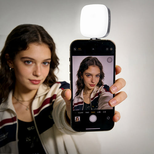 Lenyes CR211 | 360° Dönebilen Manyetik Telefon Üstü LED Aydınlatma Işığı