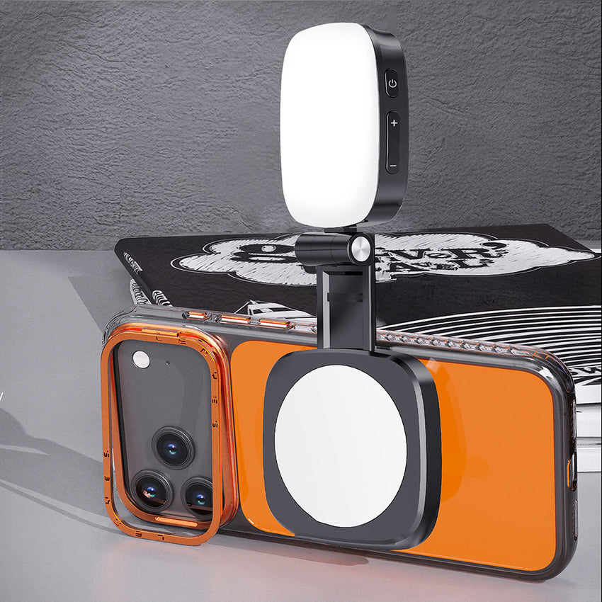 Lenyes CR211 | 360° Dönebilen Manyetik Telefon Üstü LED Aydınlatma Işığı