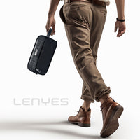 Lenyes LB551 Voyagers Serisi 1200D Polyester Kumaş Bilek Askı Kayışlı Mobil Aksesuar Çantası