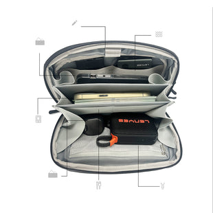 Lenyes LB561 Su Geçirmez Çapraz Vücut Askılı Aksesuar Çantası 25.5cm