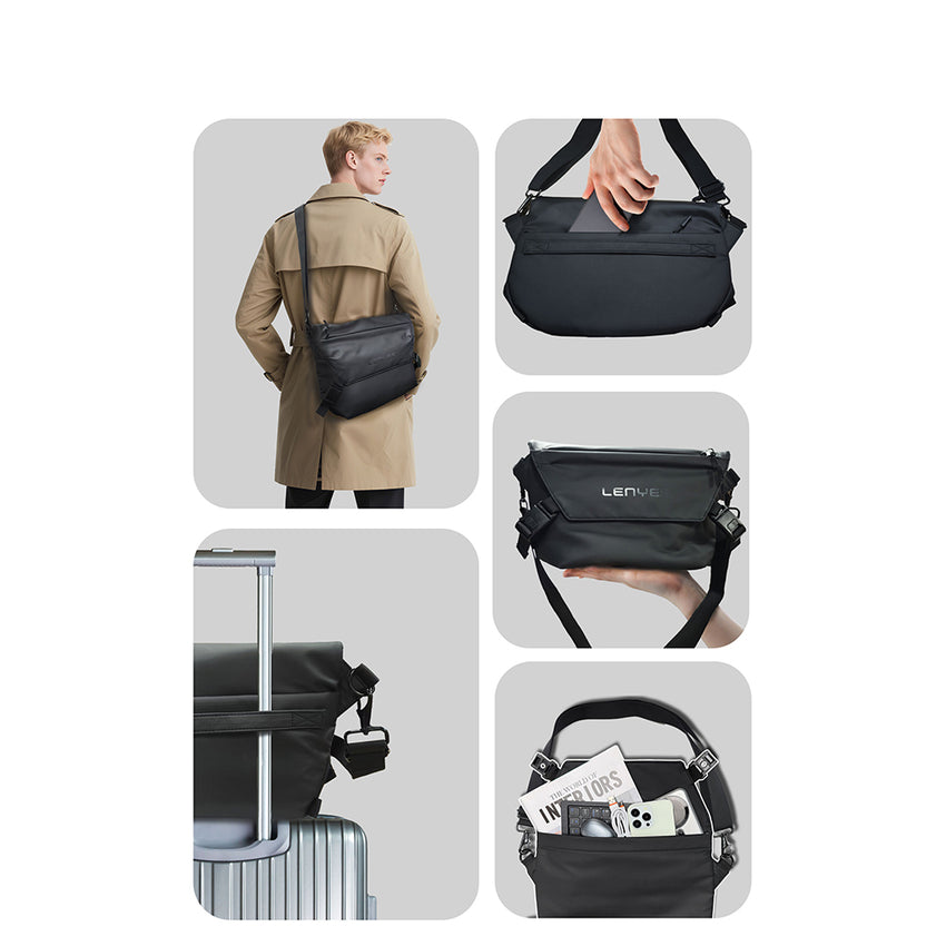 Lenyes LB562 | Dreamer Crossbody Su Geçirmez Deri Çanta