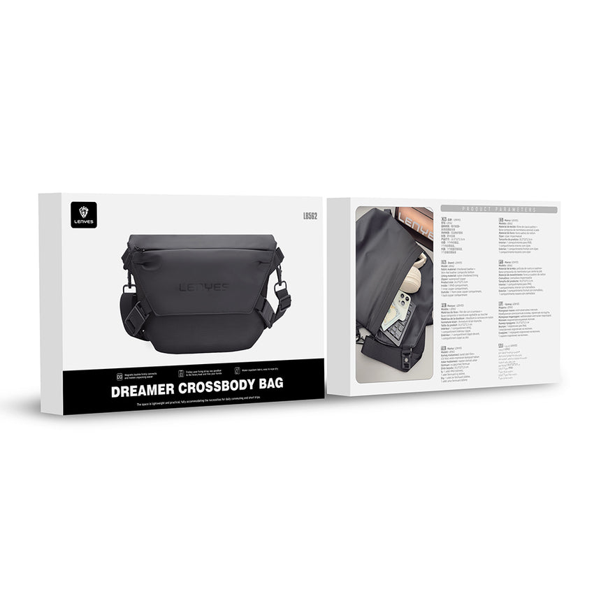 Lenyes LB562 | Dreamer Crossbody Su Geçirmez Deri Çanta