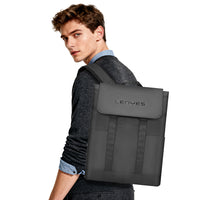Lenyes LB567 Dreamer Backpack Plus Serisi | Su Geçirmez Deri Tasarımlı Sırt Çantası