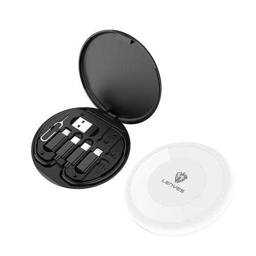Lenyes LB601 | 6in1 Type-C to Type-C 60W Çevirici Adaptör Seti Standlı Kutulu