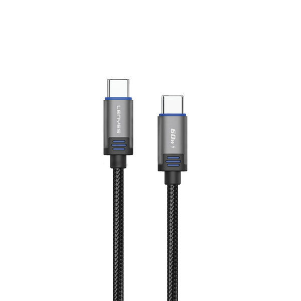 Lenyes LC532 Type-C to Type-C Hızlı Şarj Özellikli Data ve Şarj Kablosu 60W 1M