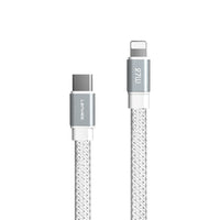 Lenyes LC538 Type-C to Lightning Hızlı Şarj Özellikli 48D Aramid Fiber Örgü Tasarımlı Data ve Şarj Kablosu 27W 1M